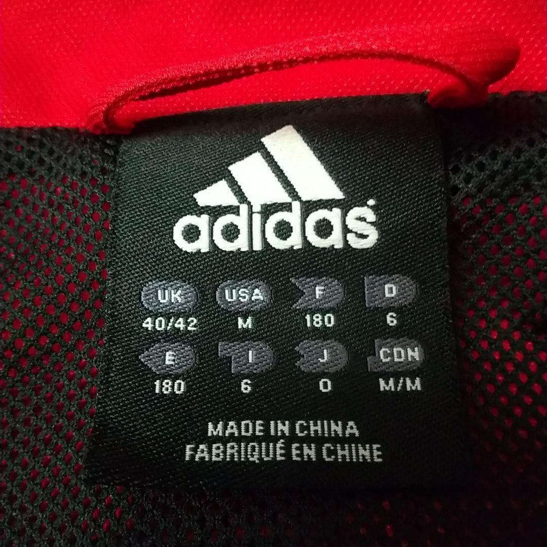 人気☆アディダス ACミラン 刺繍ロゴ エンブレム トラックジャケット XL