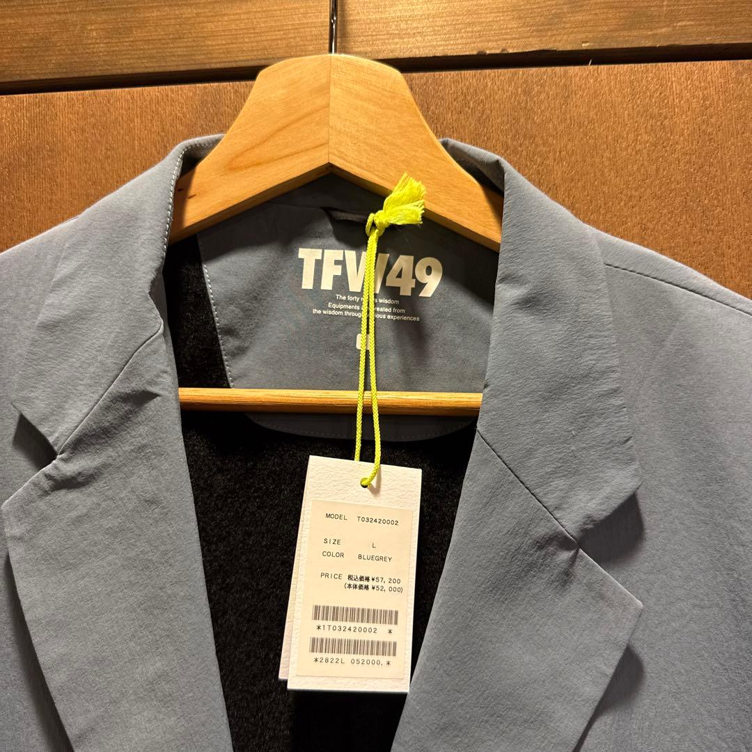 【新品未使用】TFW49 冬用ゴルフジャケット Ｌサイズ　ブルーグレー