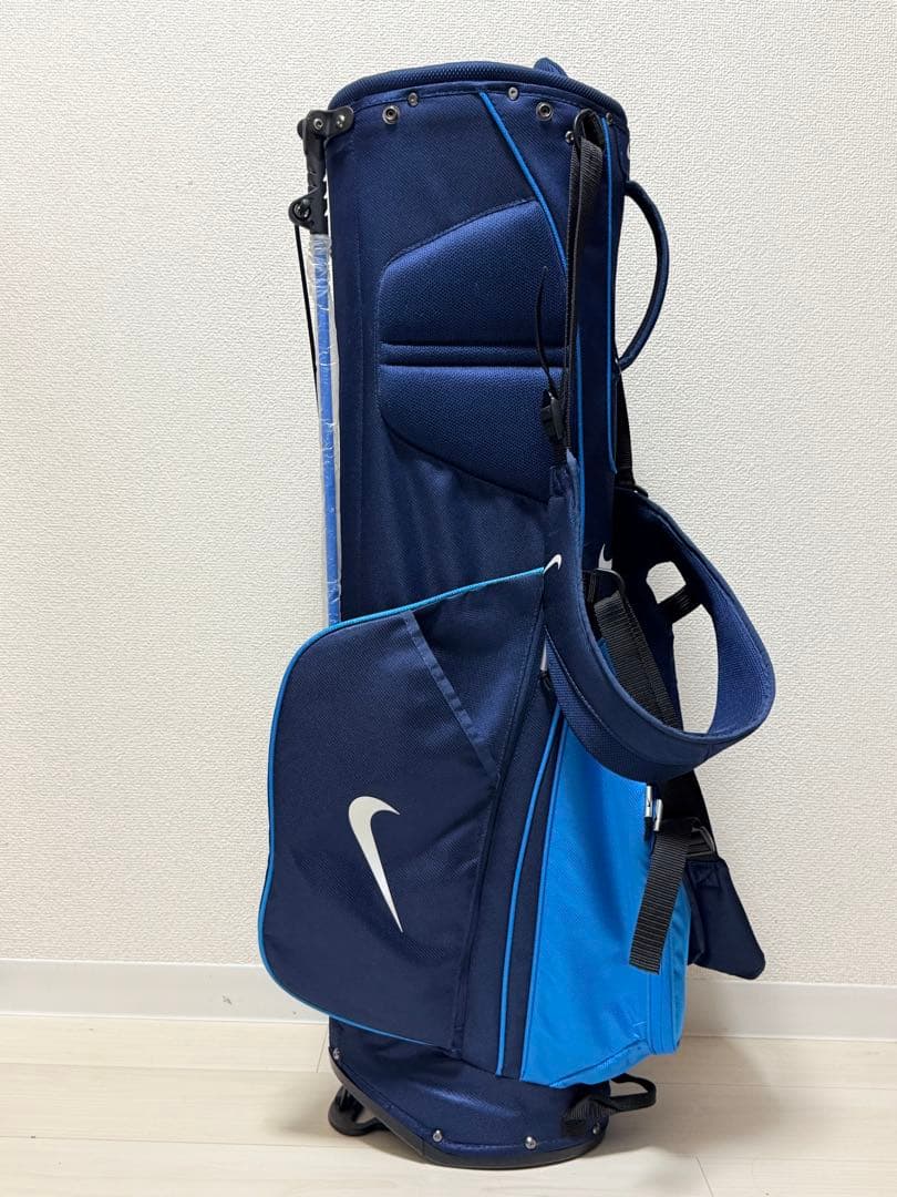 ★超美品★NIKE スポーツライト スタンドキャディバッグ ネイビー×ブルー