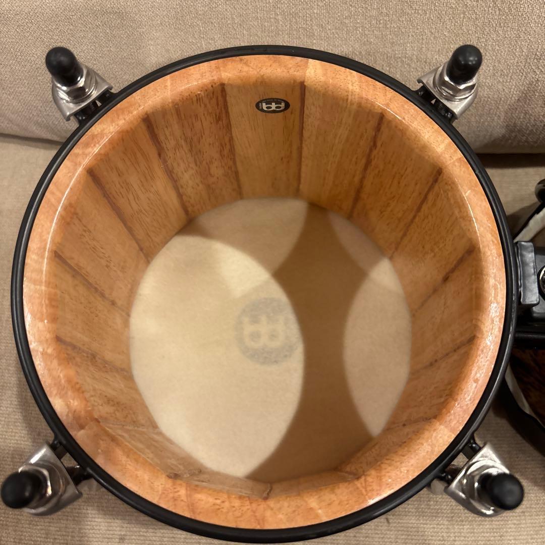 MEINL マイネル　ウッドボンゴ 豹柄　　ケース+ボンゴヘッド2種セット