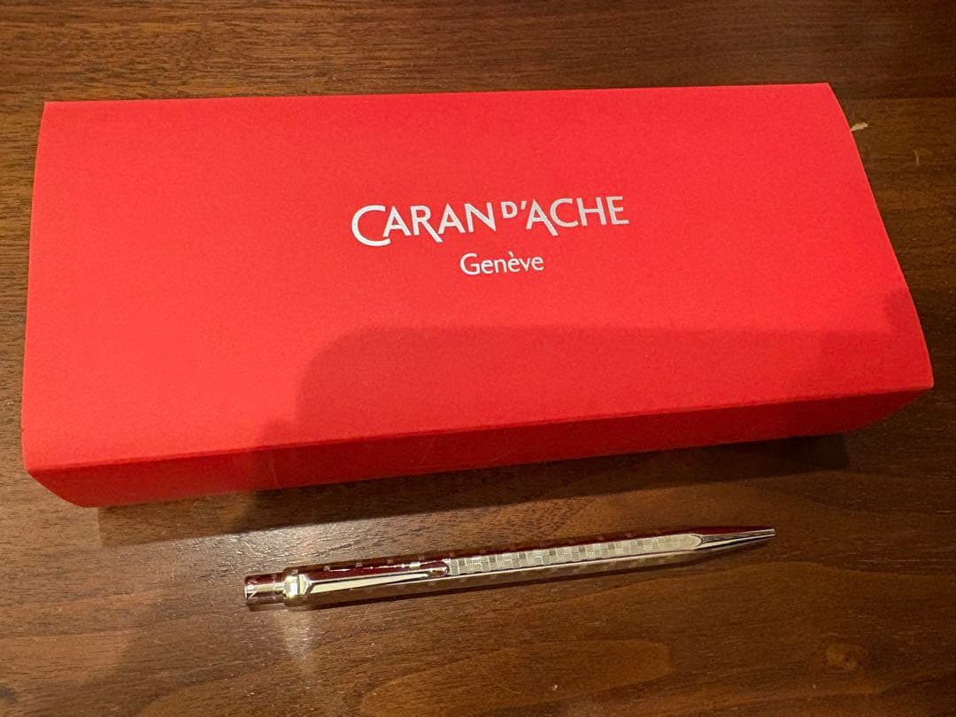CARAN D'ACHE ボールペン エクリドール ダミエ