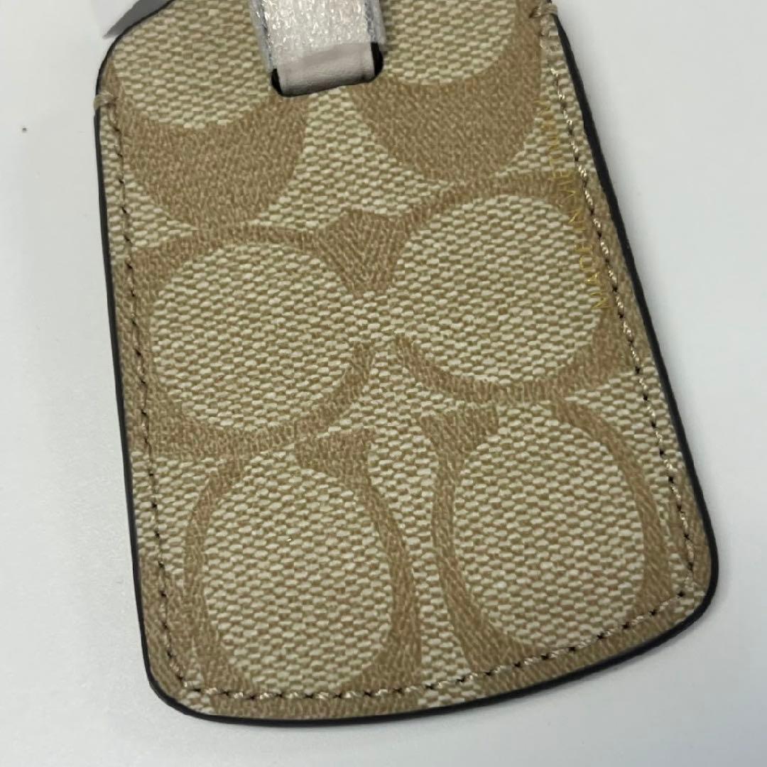 COACH コーチ　ラゲッジタグ　荷物タグ　ネームタグ　モノグラム　旅行用品