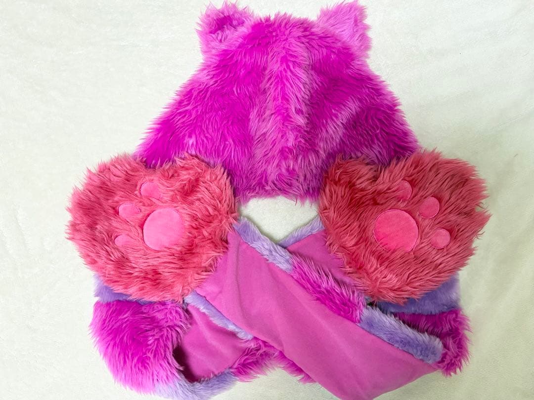 ディズニー　チェシャ猫★ファンキャップ　帽子★マフラー　手袋★防寒