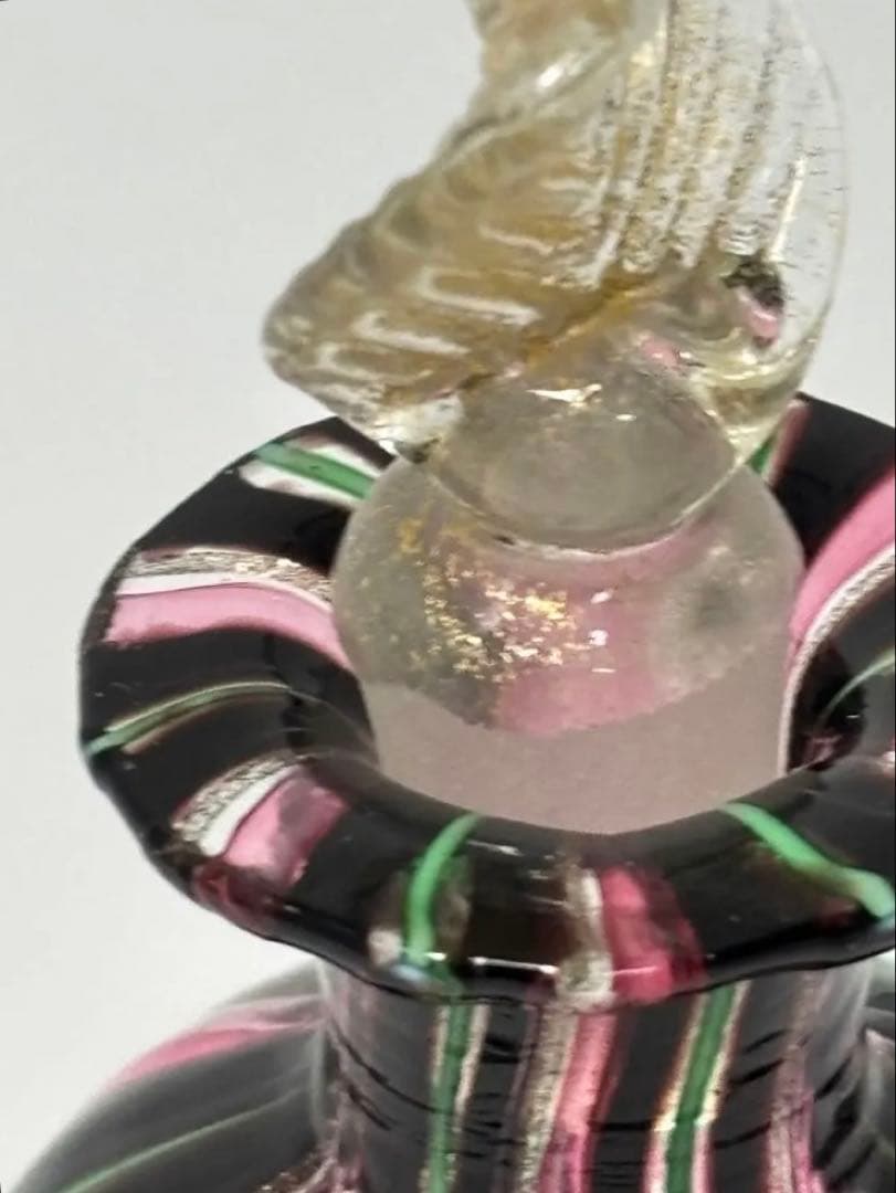 【高級~香水瓶】欧州金彩ガラス作品・パフュームボトル・アンティーク1900年代物