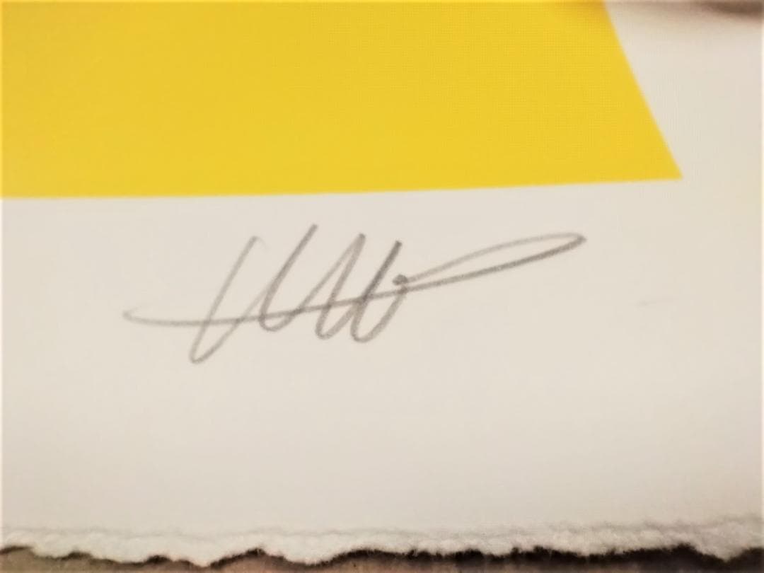 天野タケル 　The Dog　ハンドサイン・ナンバー入り シルクスクリーン 版画