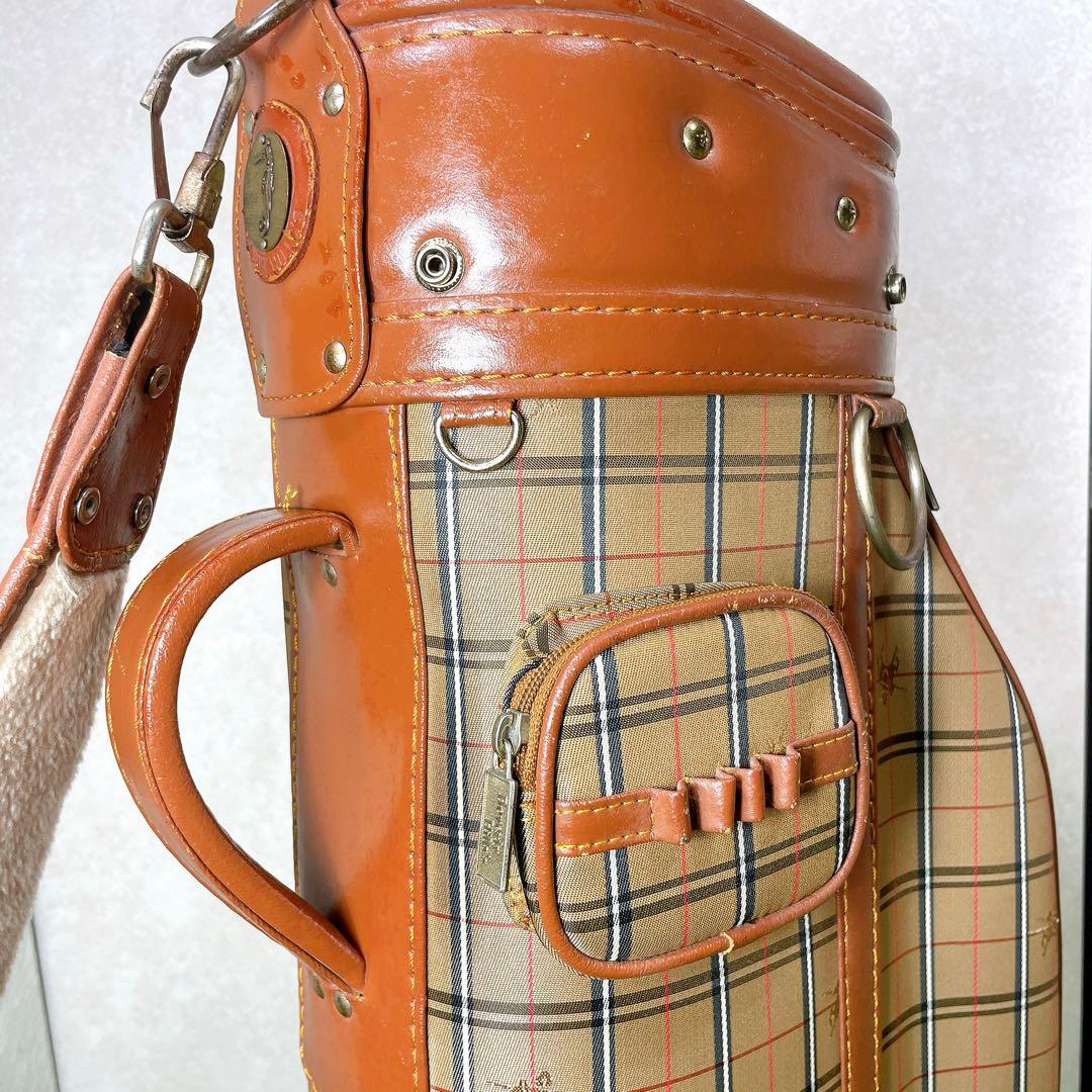 レア！BEVERLY HILLS キャディバッグ　ドット柄