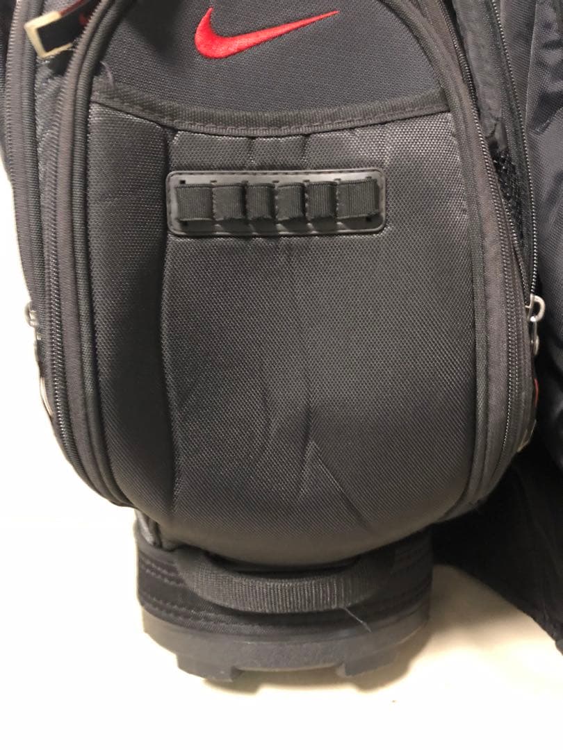 【送料込み】廃盤希少モデル　NIKE GOLF キャディバッグ ブラック×レッド