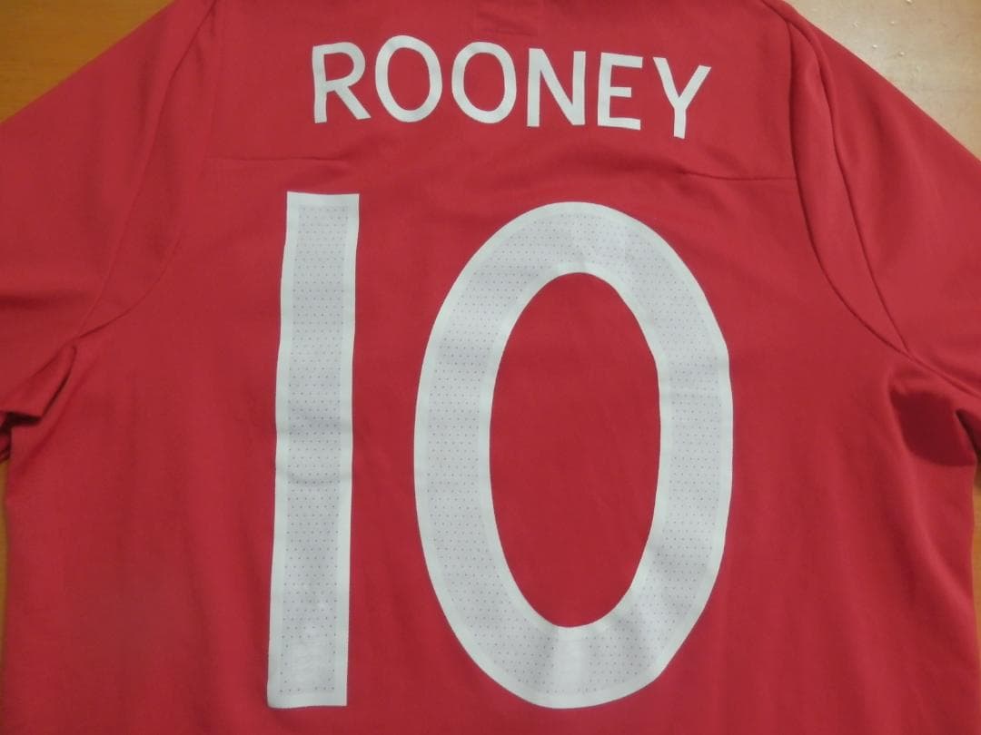 【NEW】【ルーニー】【南アフリカW杯着用】イングランド代表(2010)
