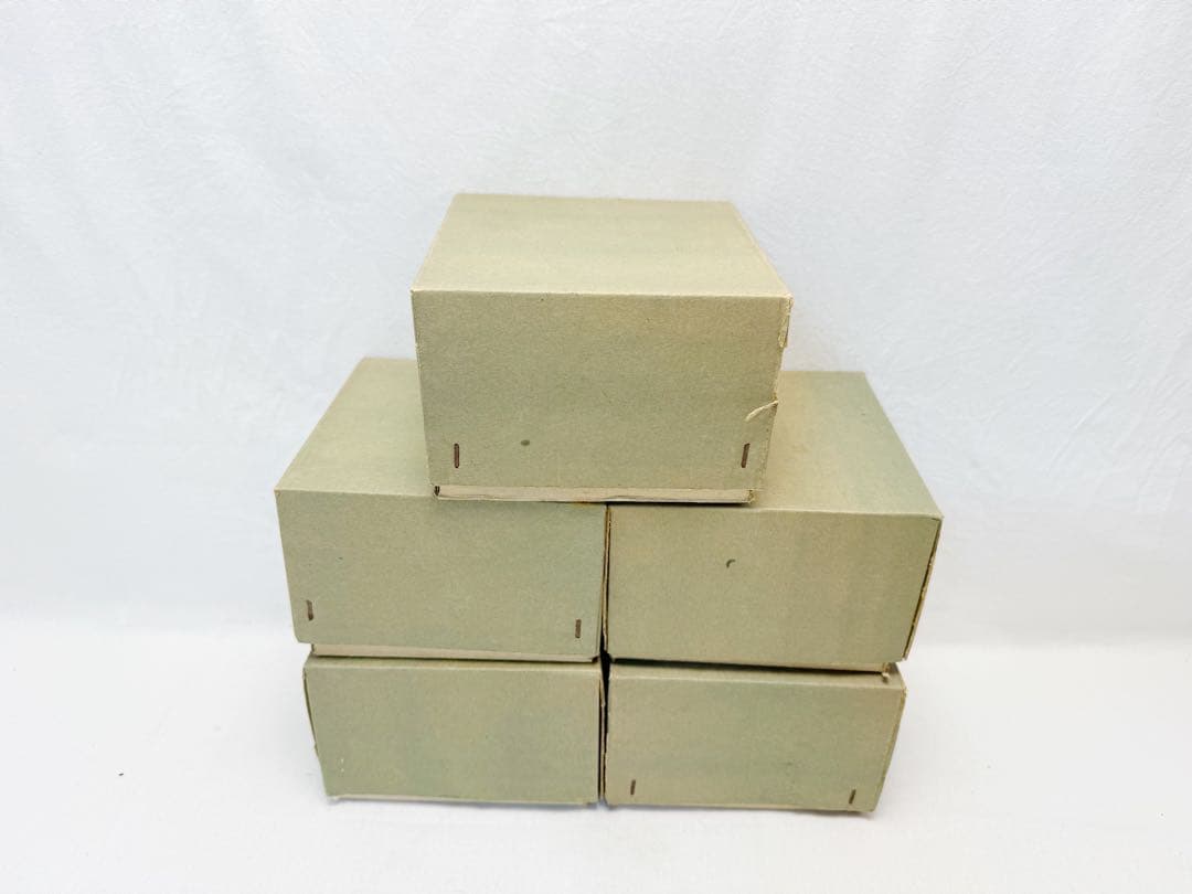 未使用 懐石道具 木製 黒真塗 四つ椀 小丸椀 5客揃 元箱