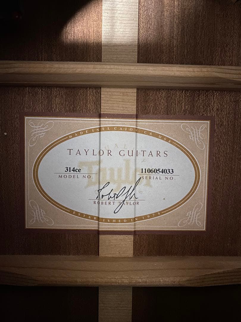 Taylor 314ce アコースティックギター　エレアコ　テイラー