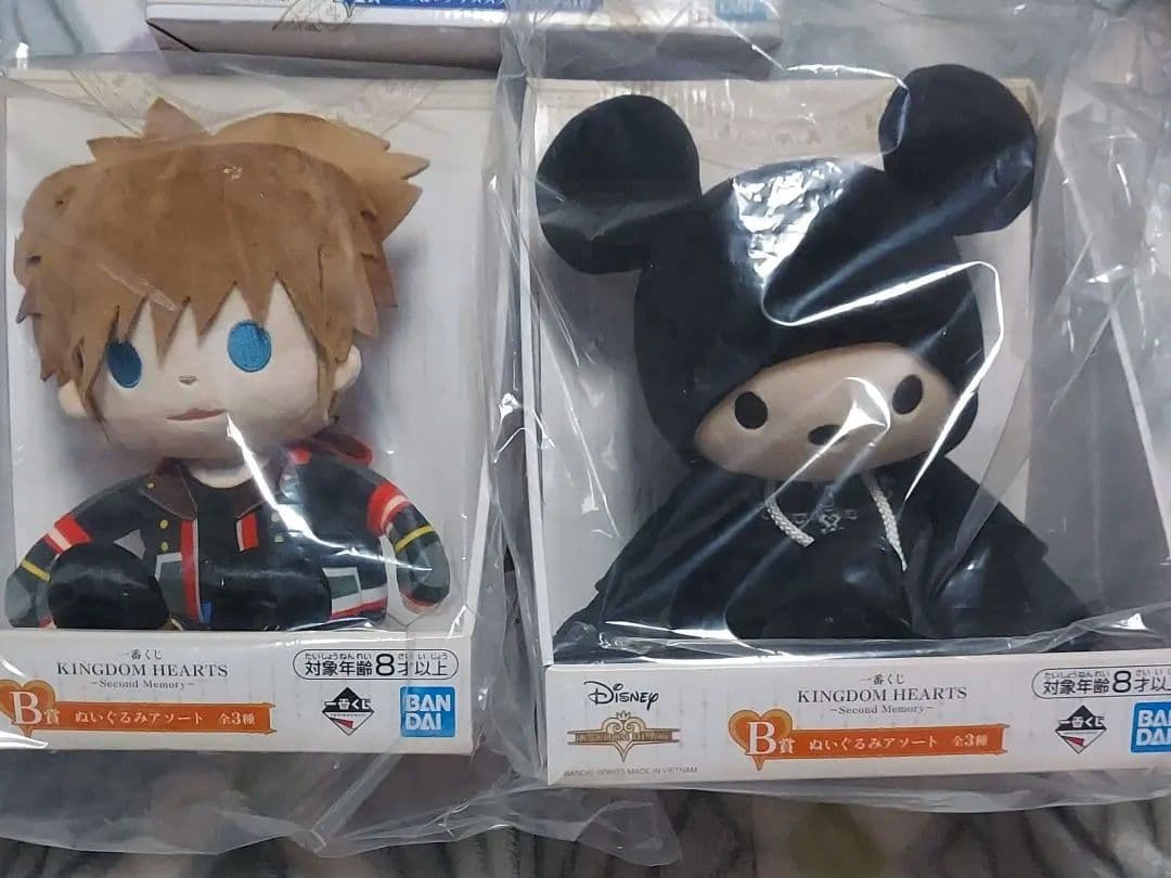 キングダムハーツ　一番くじ　A賞フィギュア B賞ミッキーとソラのぬいぐるみ