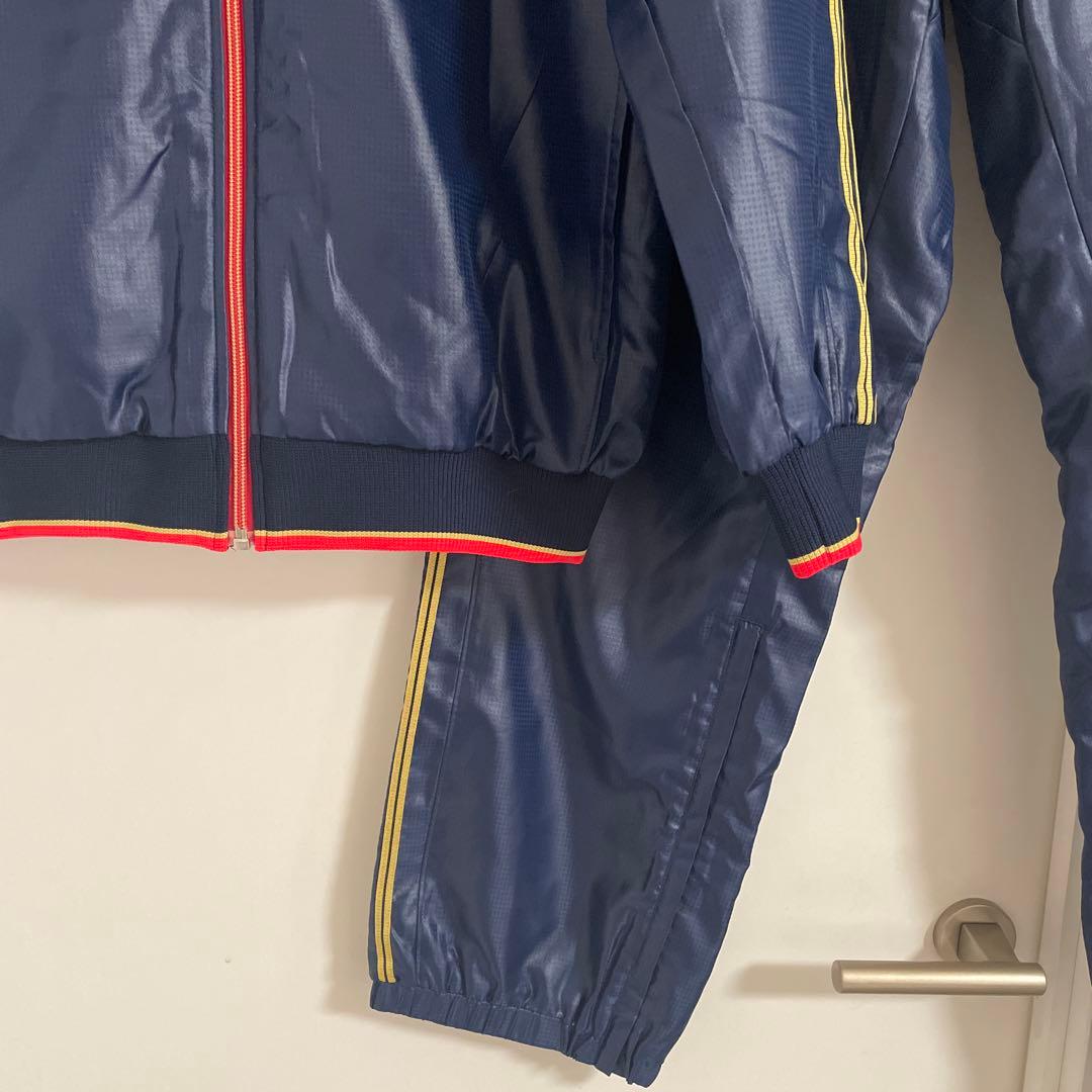 アディダスプロフェッショナル　ウインドブレーカー　上下セット　Lサイズ 裏起毛