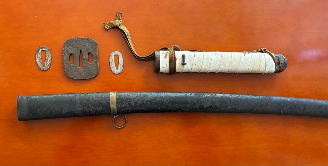 軍刀　サーベル　指揮刀　日本軍　陸軍略式軍刀拵　大戦末期製造　武具　日本刀