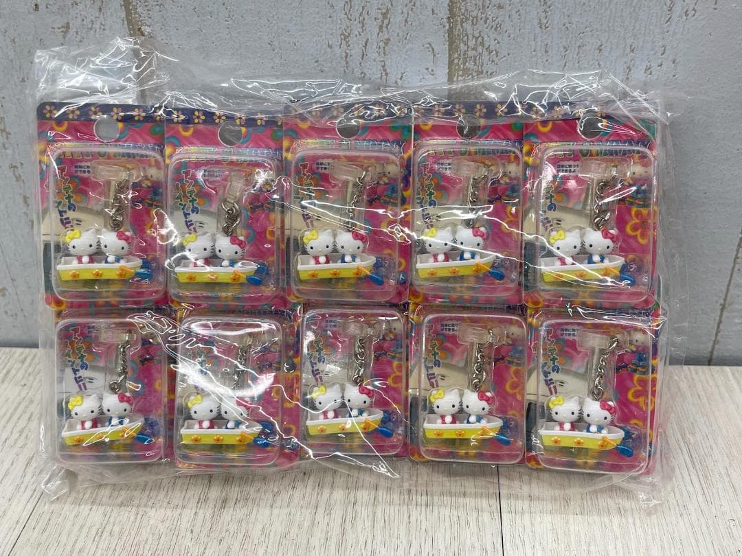 希少 当時物 ハローキティ ミミー アンテナマスコット 7種×10 04年