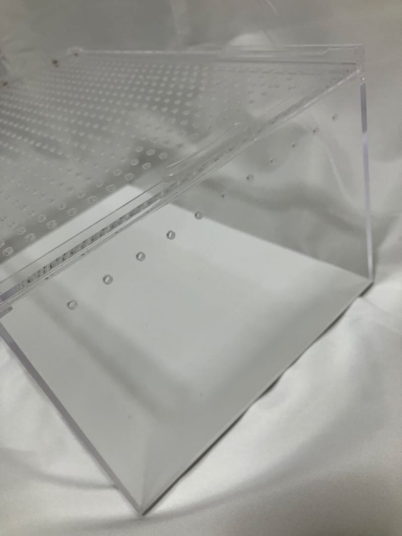 【5box】30×20×15 白底 レプタイルボックス同等　マグネット アクリル