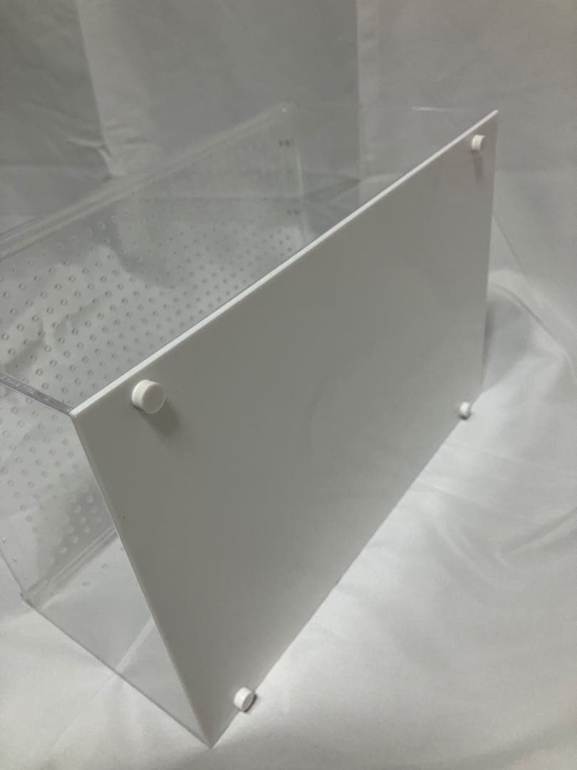 【5box】30×20×15 白底 レプタイルボックス同等　マグネット アクリル