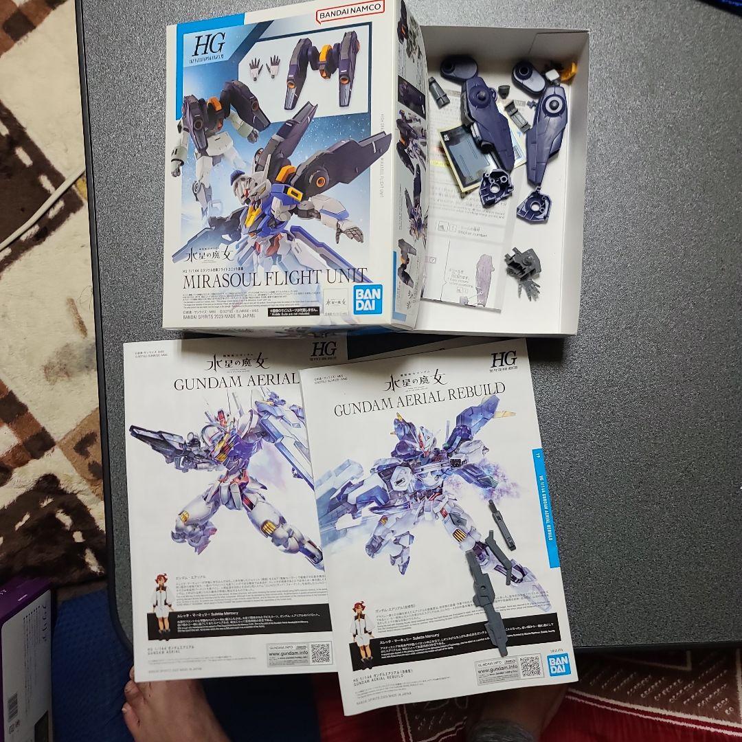 HGキャリバーン&エアリアル&エアリアル（改修型）全塗装完成品