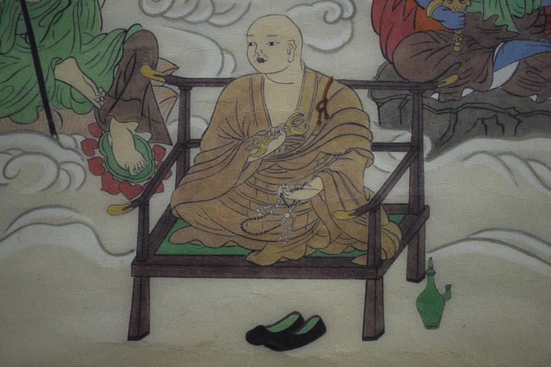 不詳/作者不明/真言宗/弘法大師/十三仏/十三佛/布袋屋掛軸HG-269