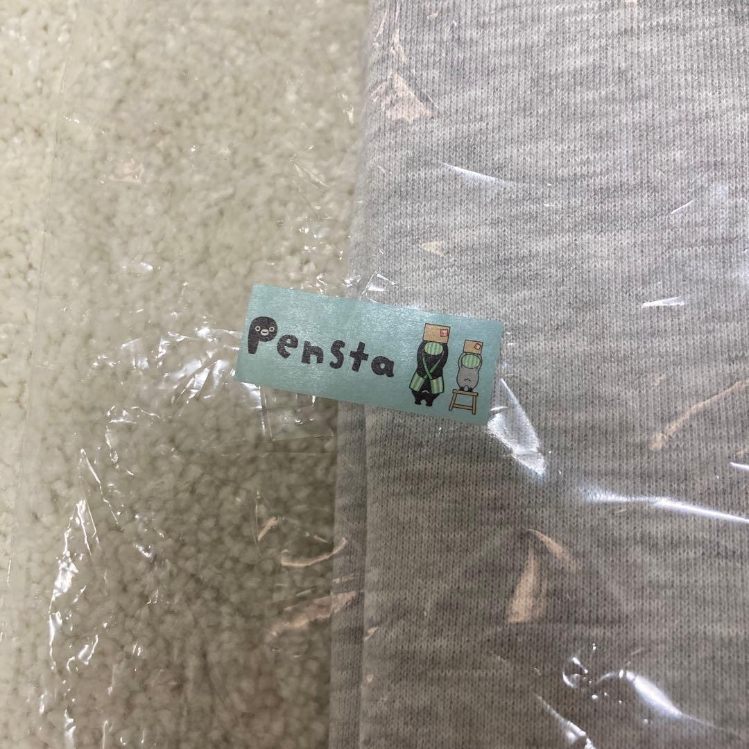 もふもふ⭐️　Suicaのペンギン　裏毛カーディガン　Mサイズ　クロ&グレー