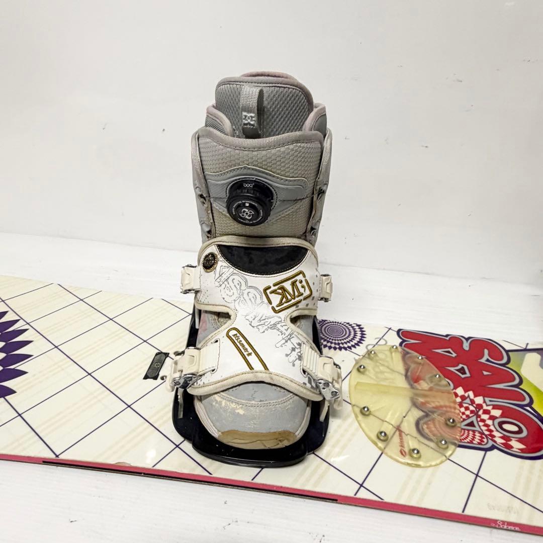 SALOMON DC レディース スノボセット　サロモン　スノーボード ブーツ