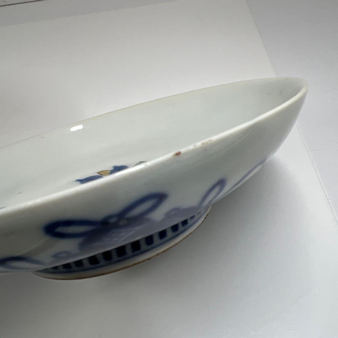 江戸後期〜明治初期　色鍋島中皿10枚　木箱付　直径約15㎝東Y7-0723⭐︎2F