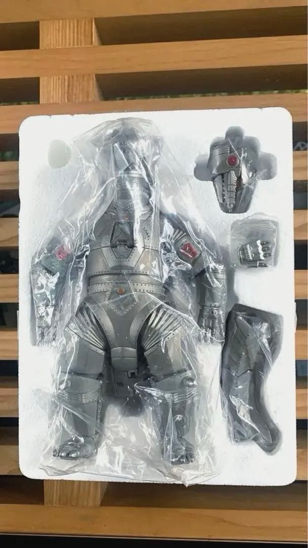 【絶版・完品】 バンダイ超合金 GD-56M メカゴジラ1974 メッキ.ver