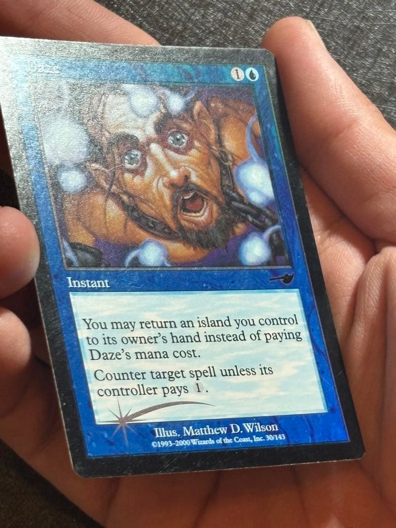 MTG 目くらまし foil NEM 英語版　初版 daze