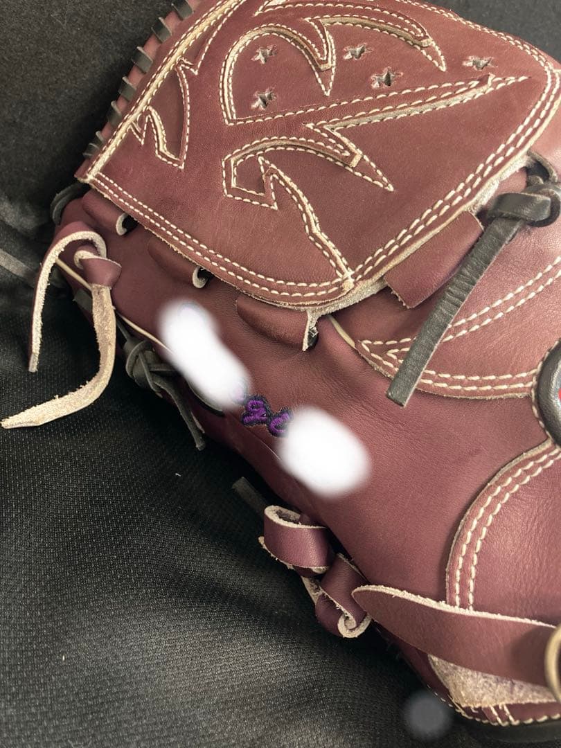 ZETT PROSTATUS 硬式 野球 グローブ プロステ ゼット 紫 左利き