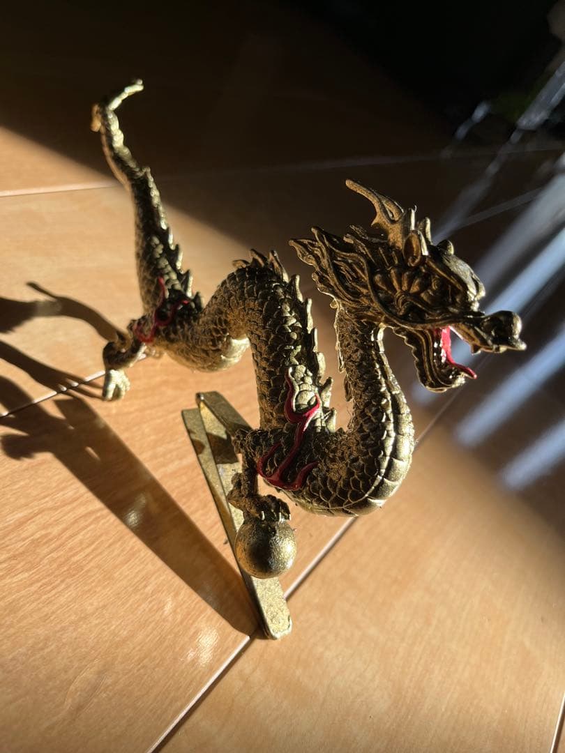 開運、炎龍、竜、前立のみ、武具、甲冑、兜、戦国時代、侍、サムライ等身大 戦国武将