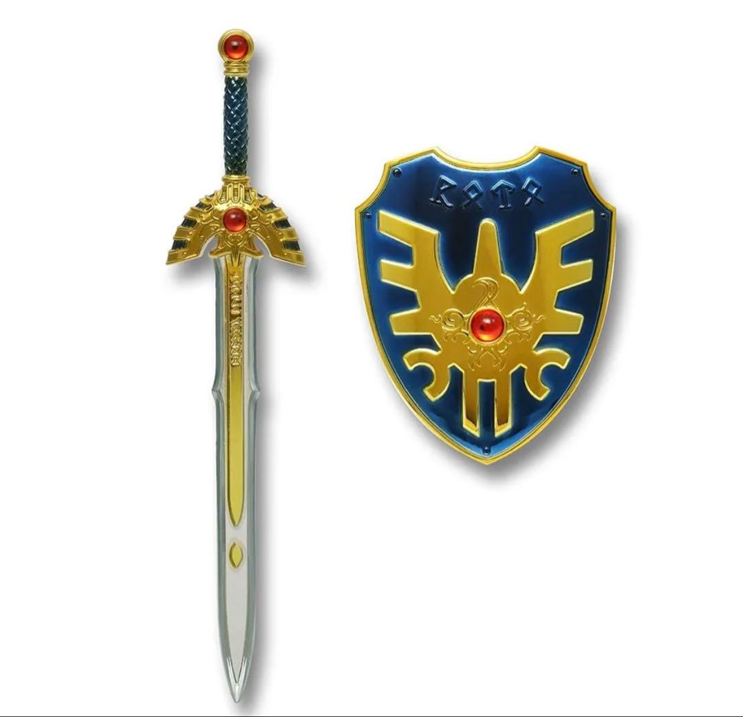 ドラゴンクエスト★メタリックアイテムズギャラリー★ロトの剣&盾