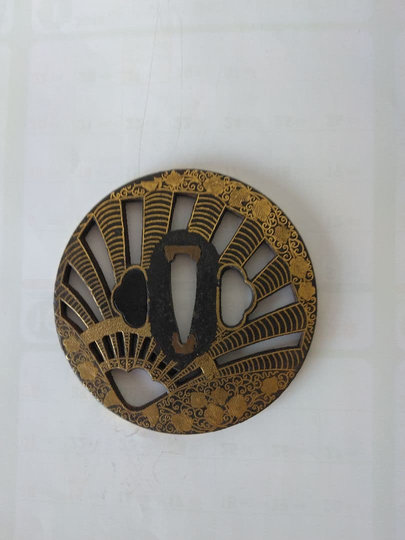 骨董　鍔　阿波正阿弥