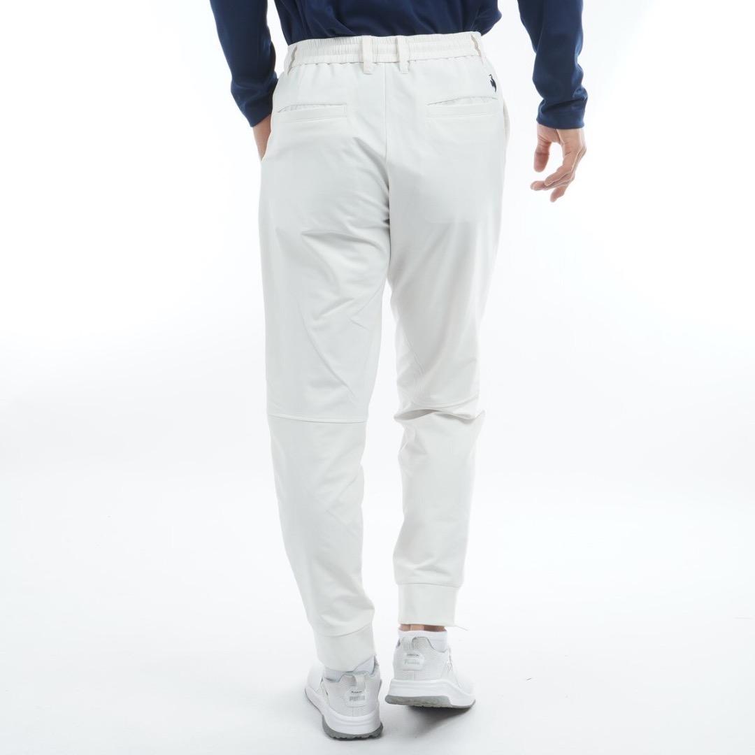 【LL】秋冬 ルコック ゴルフ 保温 中わたハイブリット ウォームパンツ 白