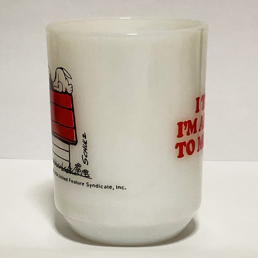 ファイヤーキング　スヌーピー マグカップ モーニングアレルギー　１点　#001