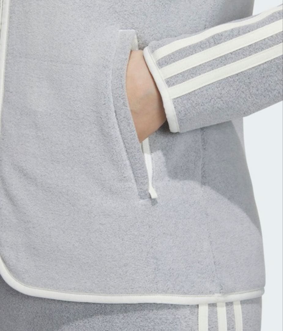 adidas アディダス　スリーストライプス フリース セットアップ　L