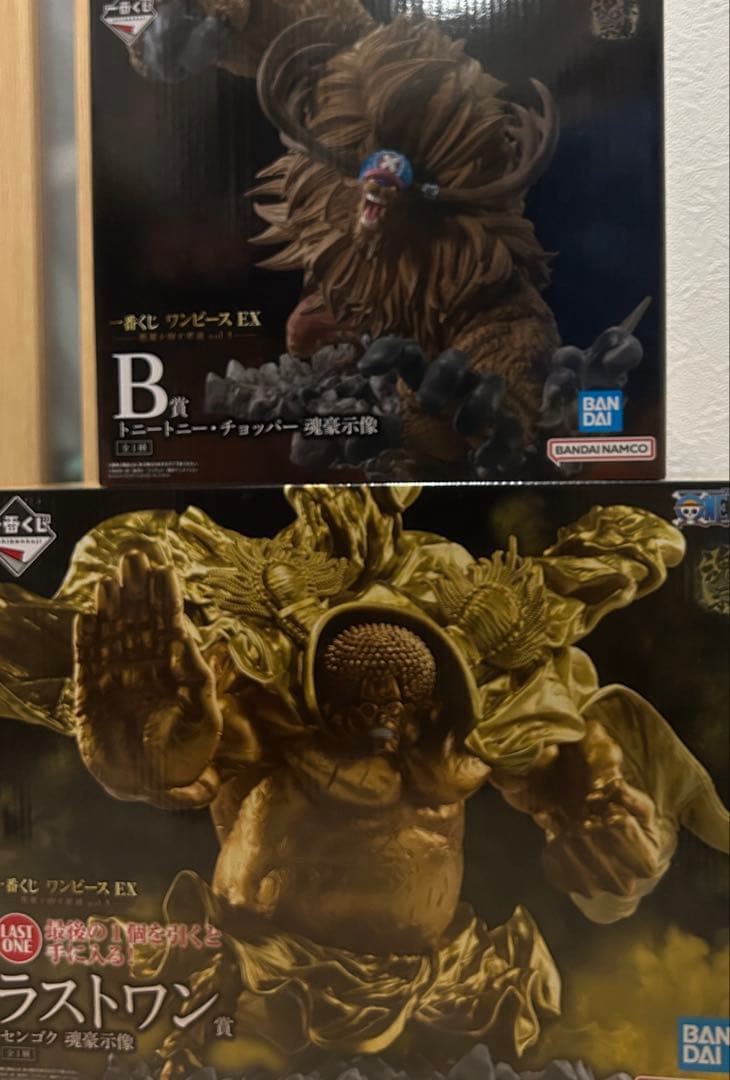 ワンピース 一番くじ 魂豪示像 ラストワン賞 センゴク チョッパー セット