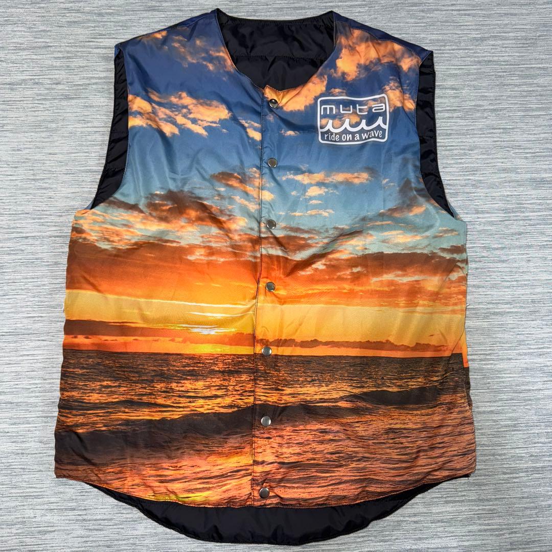 muta marine リバーシブル　中綿入りベスト