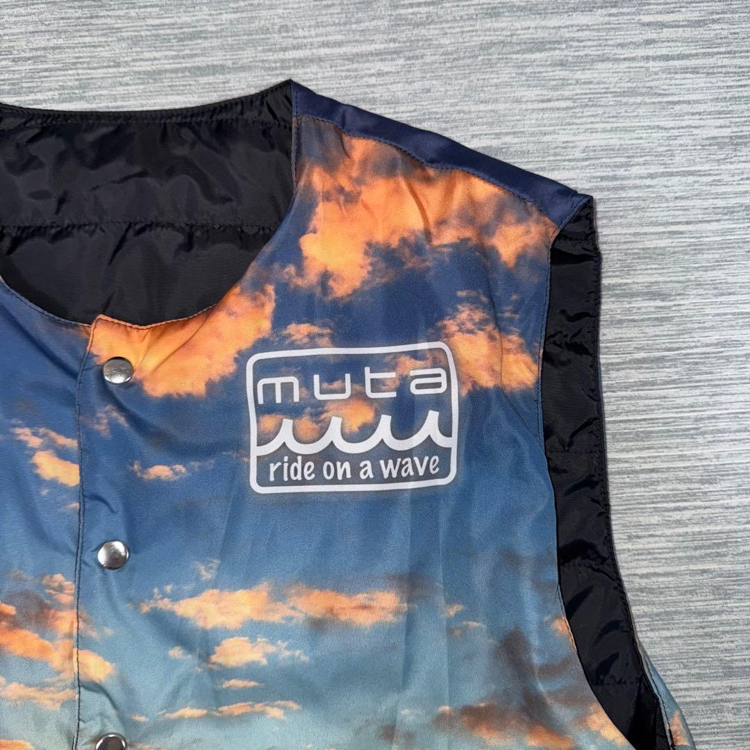 muta marine リバーシブル　中綿入りベスト