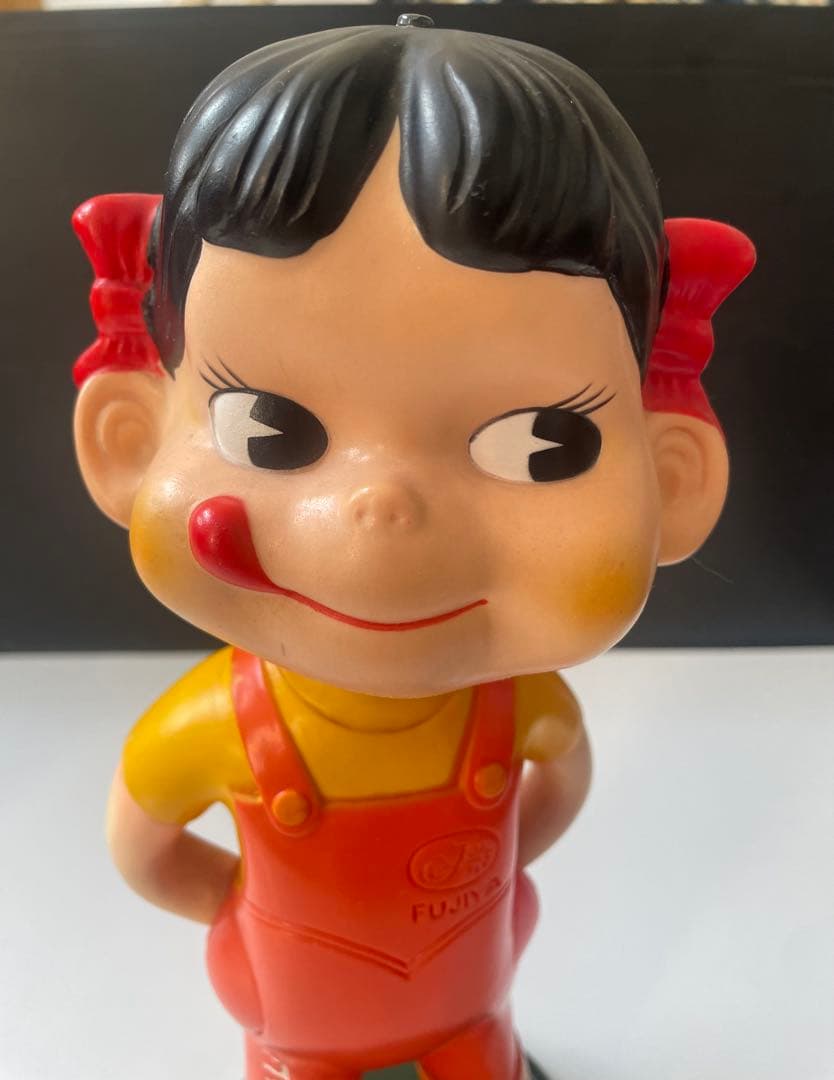 当時物 不二家 PEKO ペコちゃん 首振り人形 レトロ ヴィンテージ　30cm