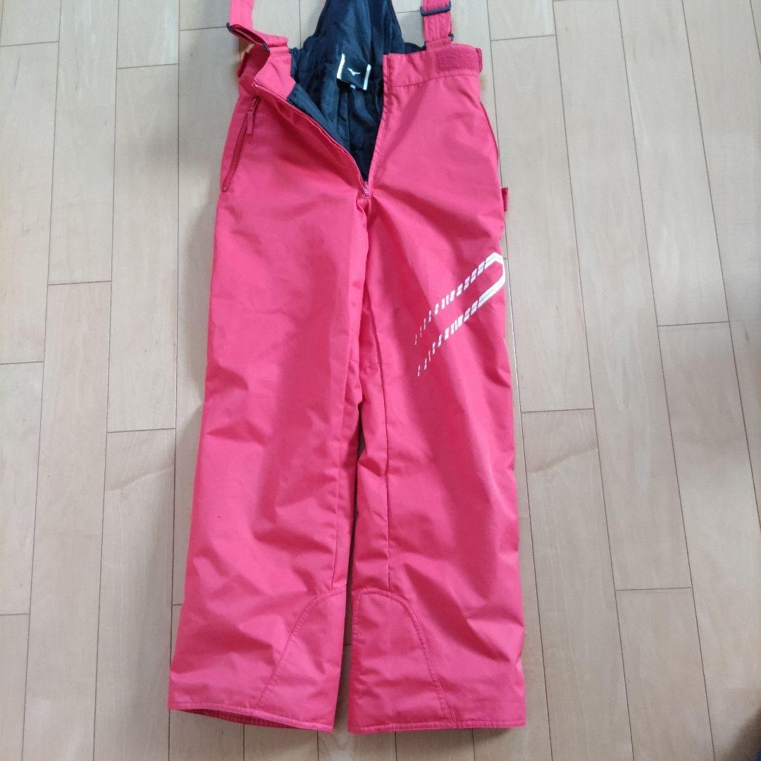 Mizuno スキーウェア 上下セット 160サイズ 赤黒