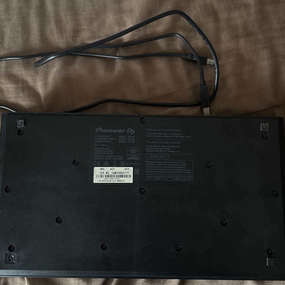 Pioneer DJ DDJ-200 USBコントローラー　箱無し　コードあり