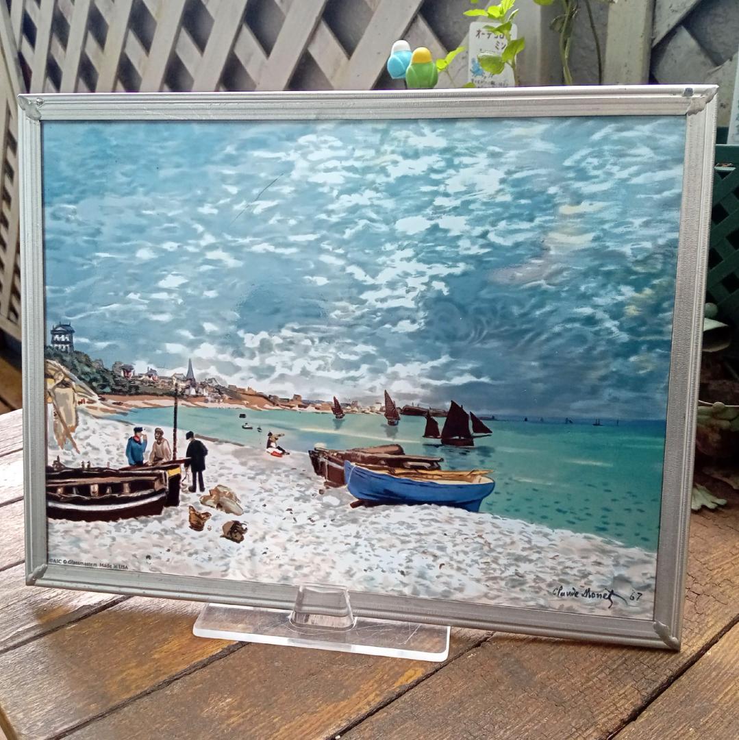 モネ ステンドグラス サン＝タドレスの海岸 1867 グラスマスターズ社