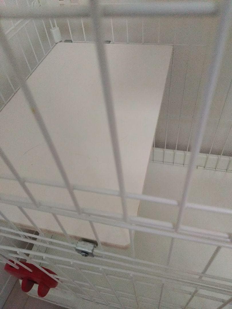 アイリスオーヤマ スリムキャットケージ 2段 ホワイト