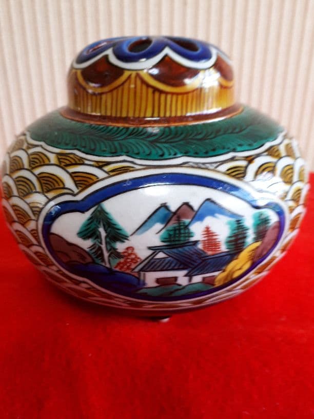 九谷平仙の香炉