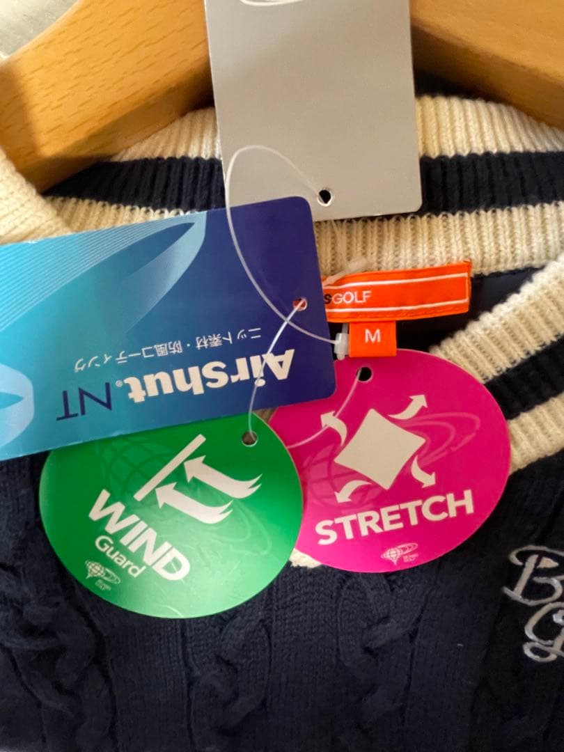 BEAMS GOLF Tildenニット防風セーター M