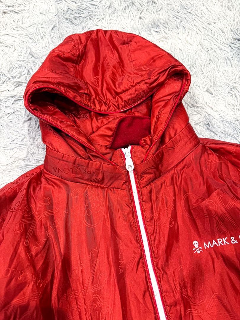 まつたけ MARK&LONA マークアンドロナ 中綿ジャケット スカルロゴ