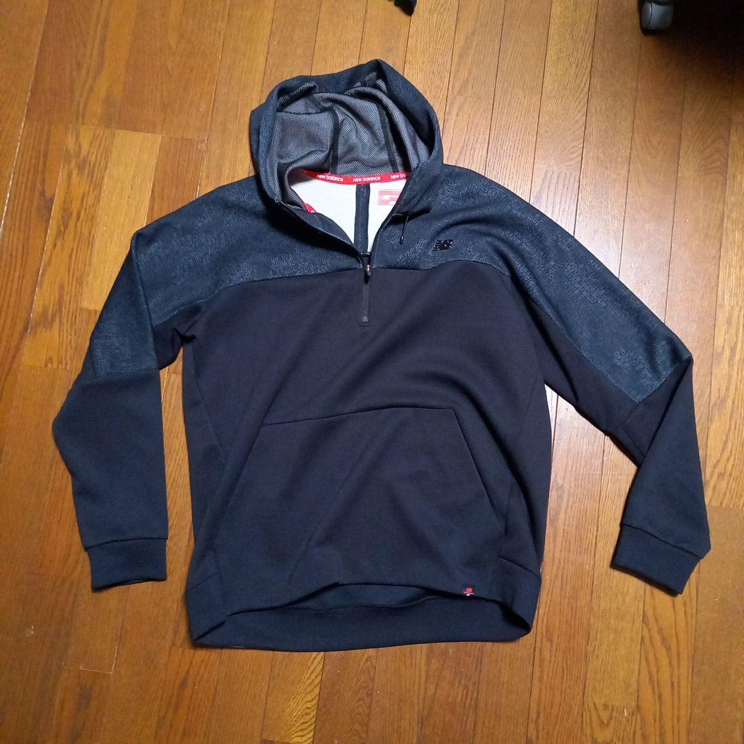 New Balance フード付きセーター サイズ7 黒