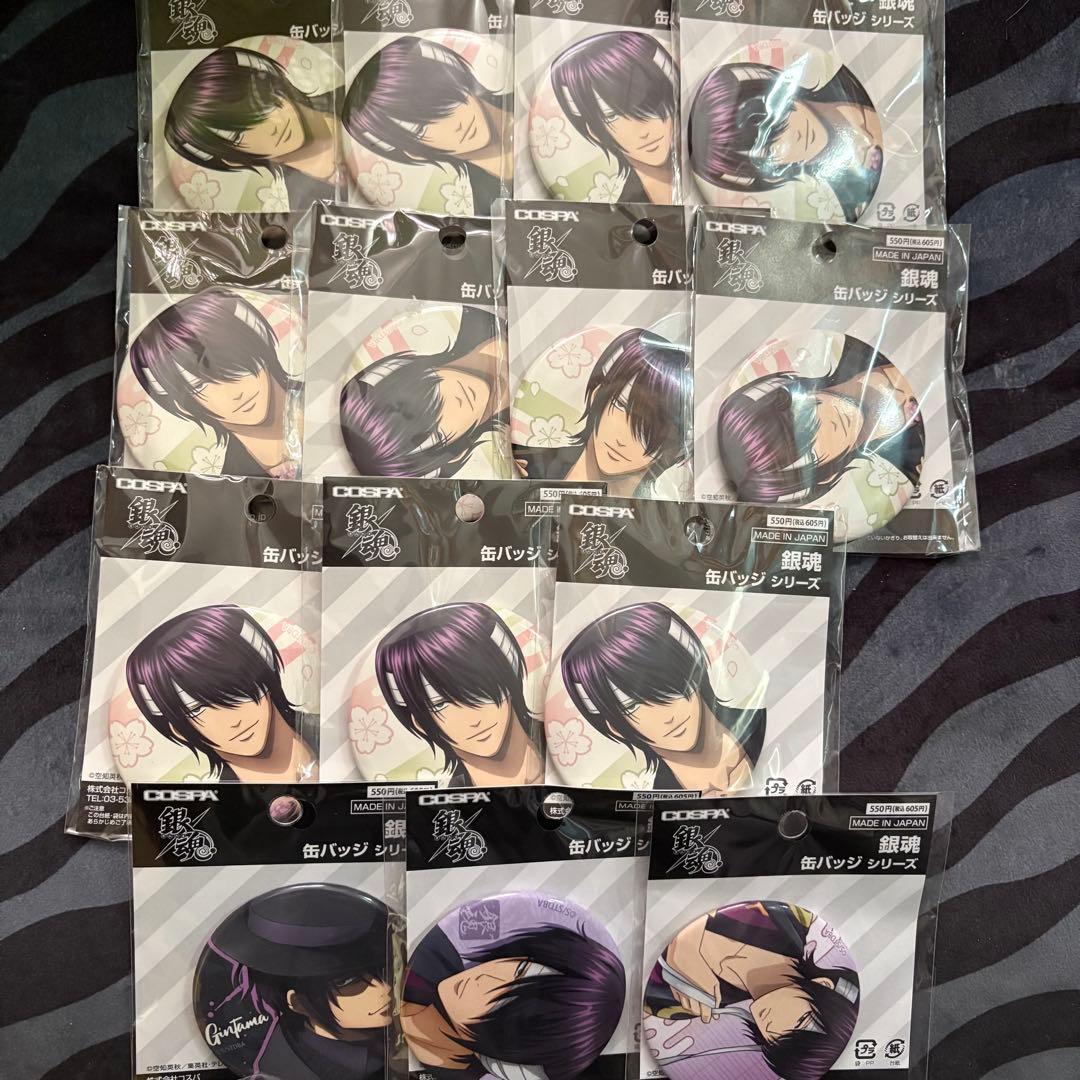 銀魂　COSPA コスパ 缶バッジ 高杉晋助