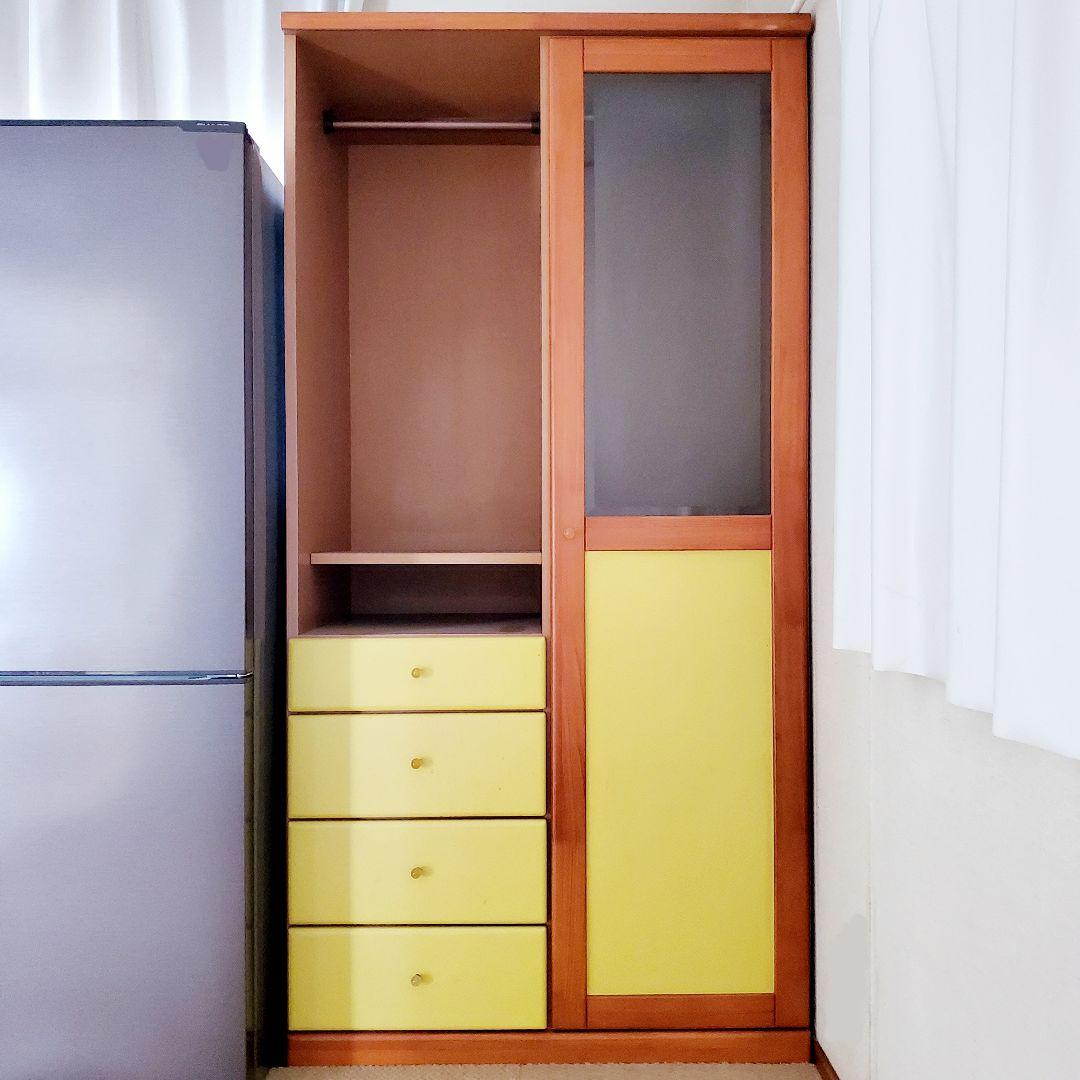 クローゼット　タンス　収納棚　天然無垢材