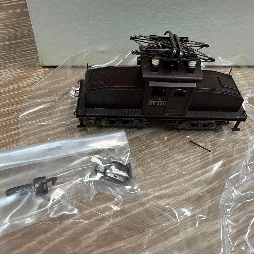 【希少】つぼみ堂模型店 ブラス ED25 塗装済完成品HOゲージ真鍮モデル 箱付
