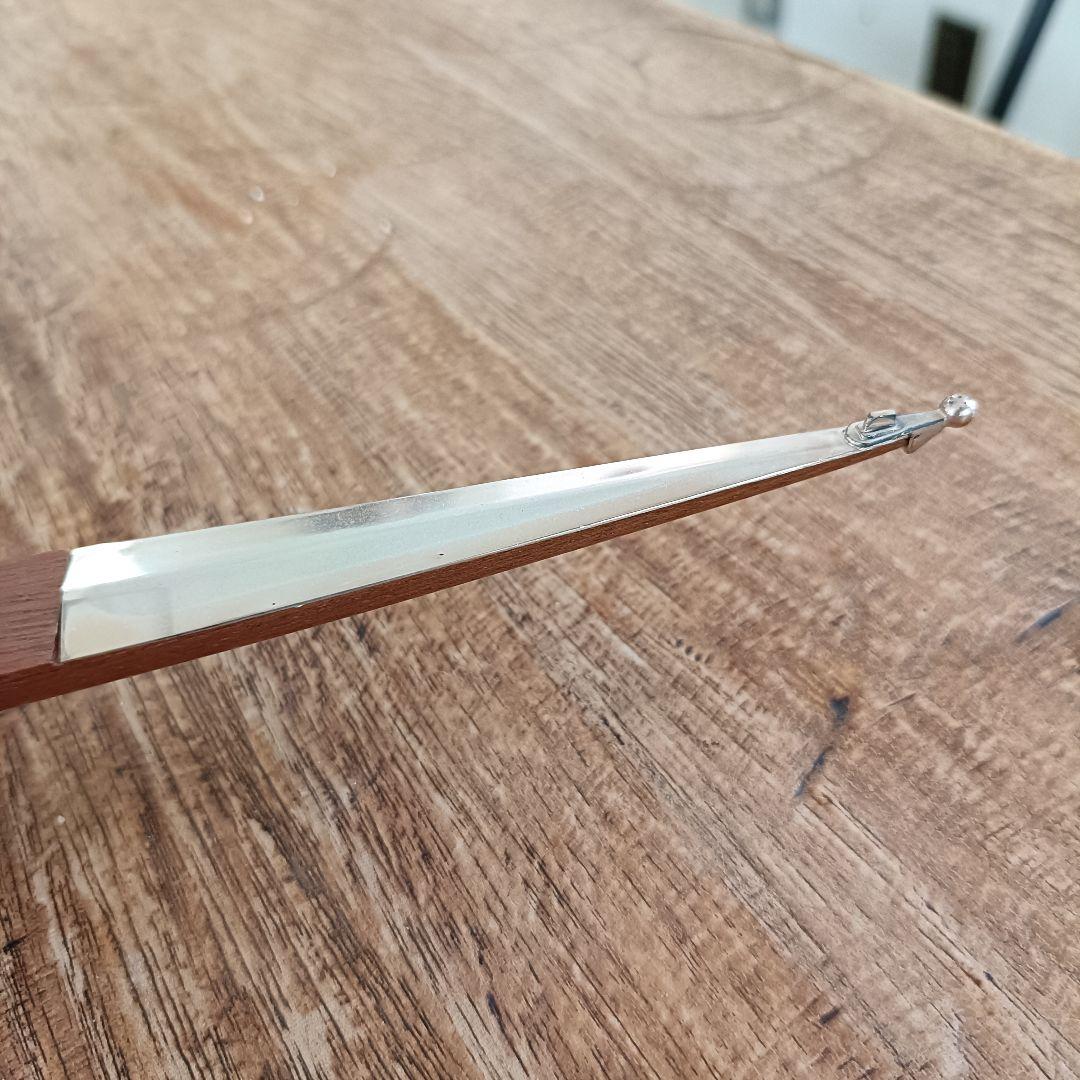 銀無垢 ウッド 銀細工 ミニチュア ボート 船 模型 ビンテージ イタリア 刻印